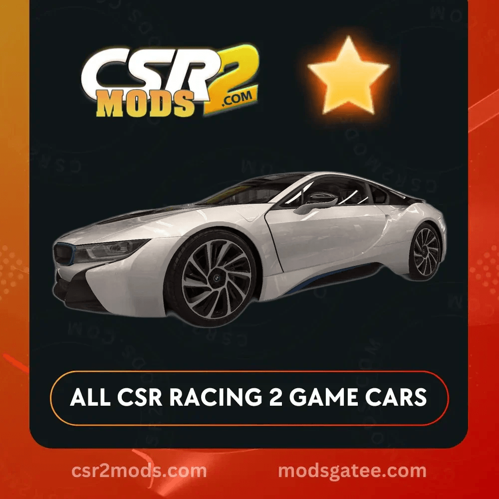 CSR2 BMW I8 Gold Stars Car | CSR2 MODS