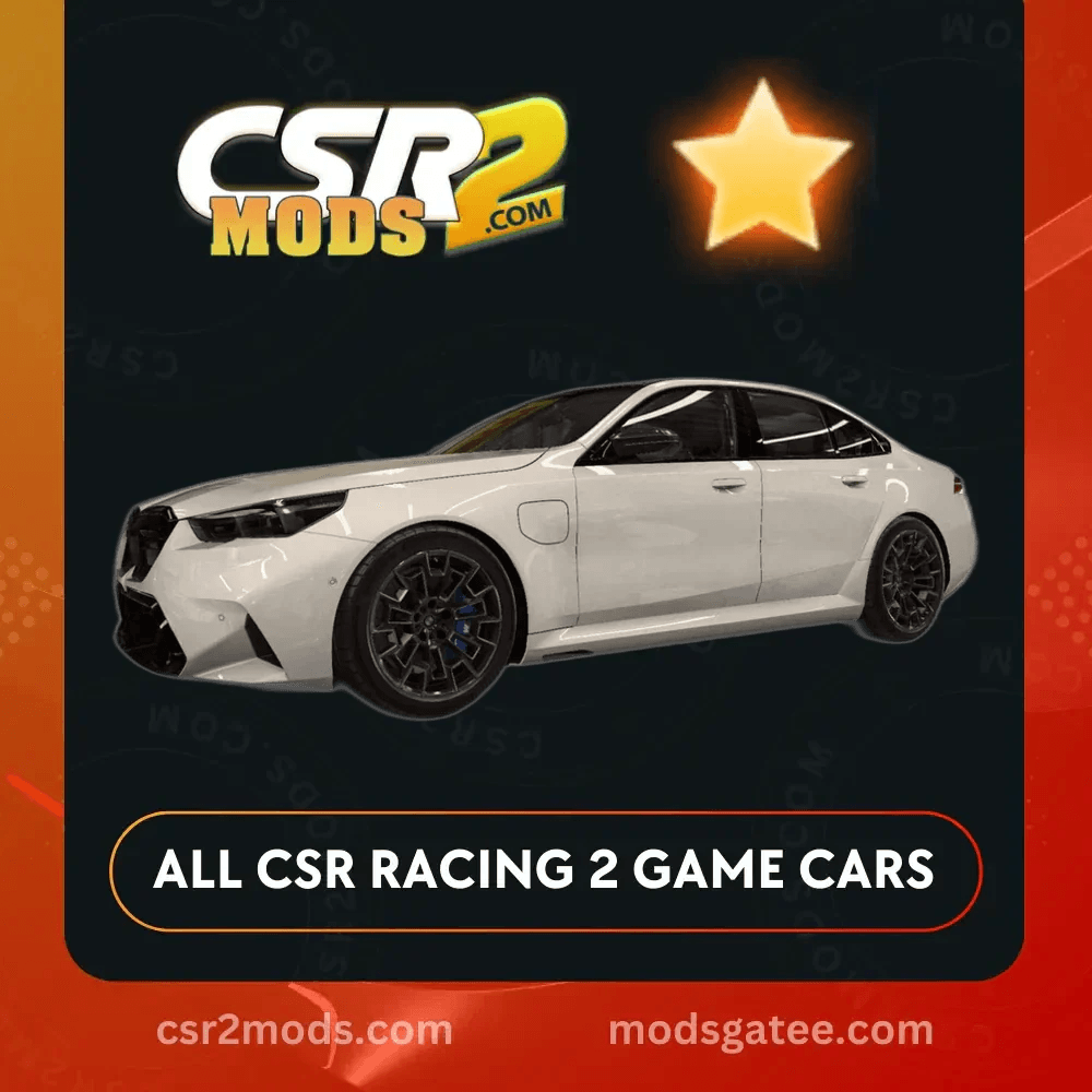 CSR2 BMW 2024 M5 Sedan Gold Stars Car | CSR2 MODS