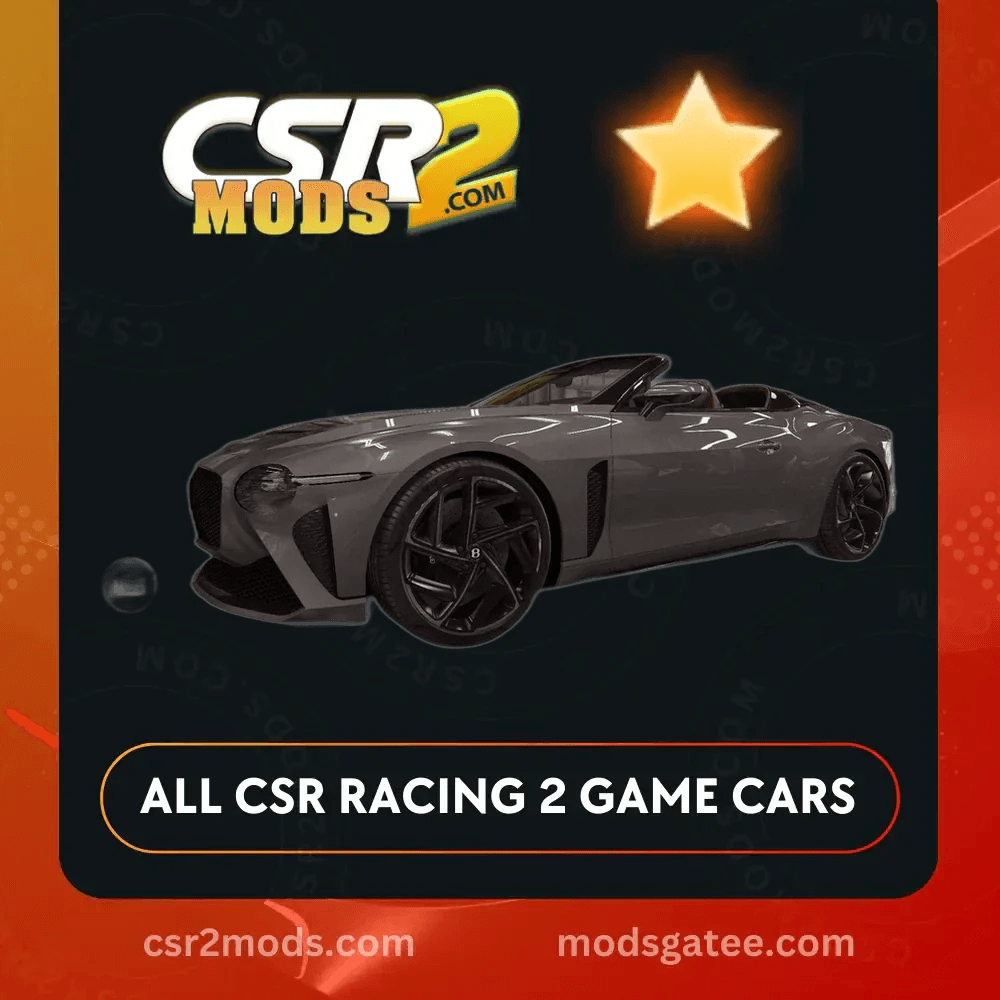 CSR2 Bentley Mulliner Bacalar Gold Stars CSR2 Car