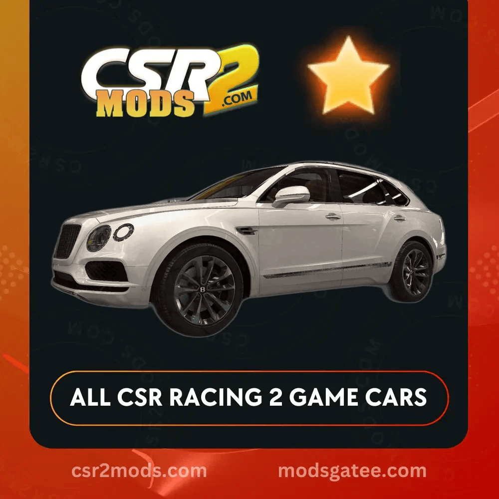 CSR2 Bentley Bentayga Gold Stars Car | CSR2 MODS