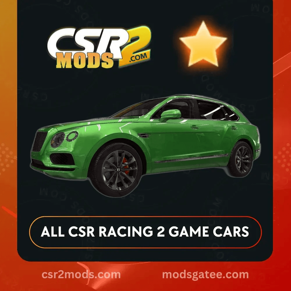 CSR2 Bentley Bentayga Gold Stars Car | CSR2 MODS