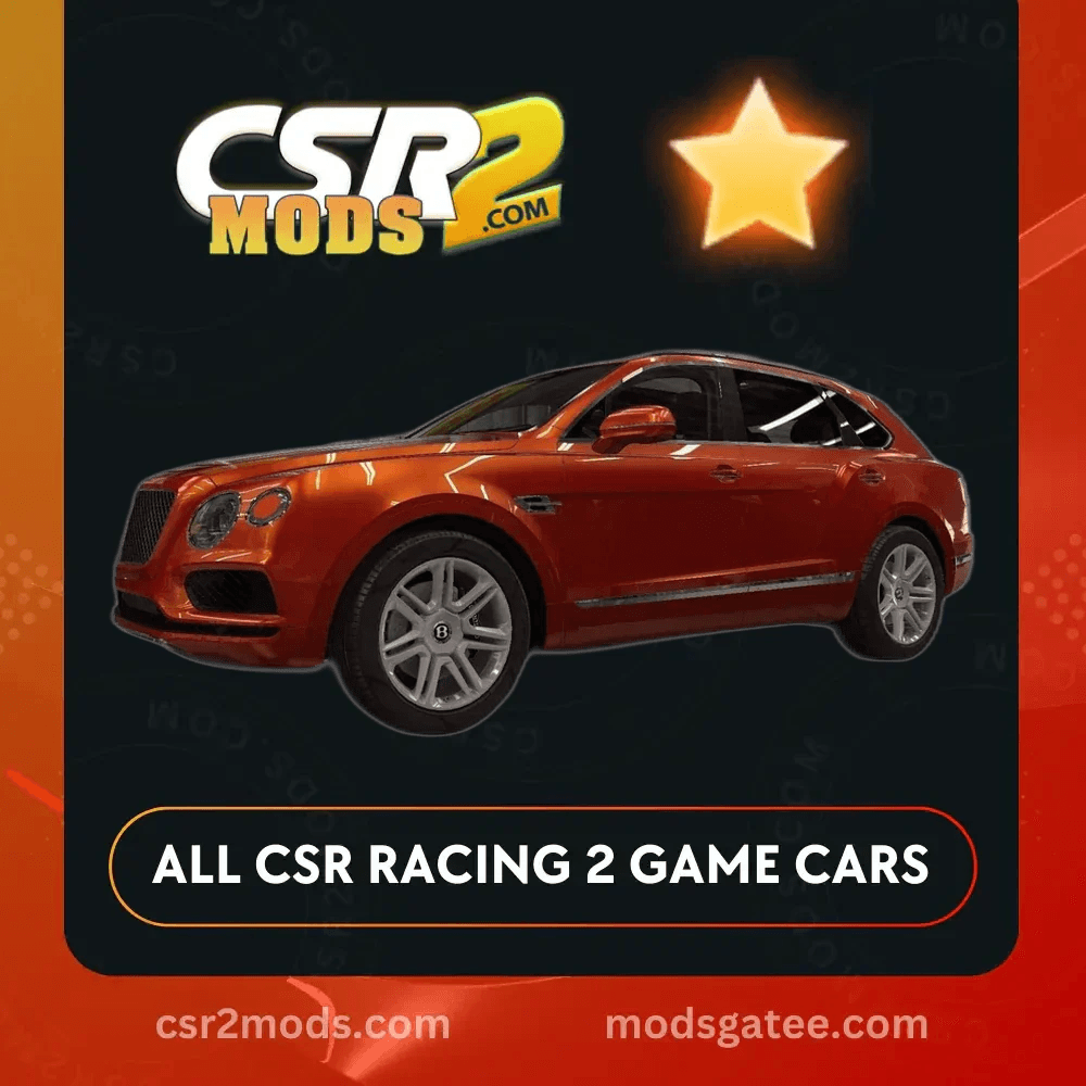 CSR2 Bentley Bentayga Gold Stars Car | CSR2 MODS