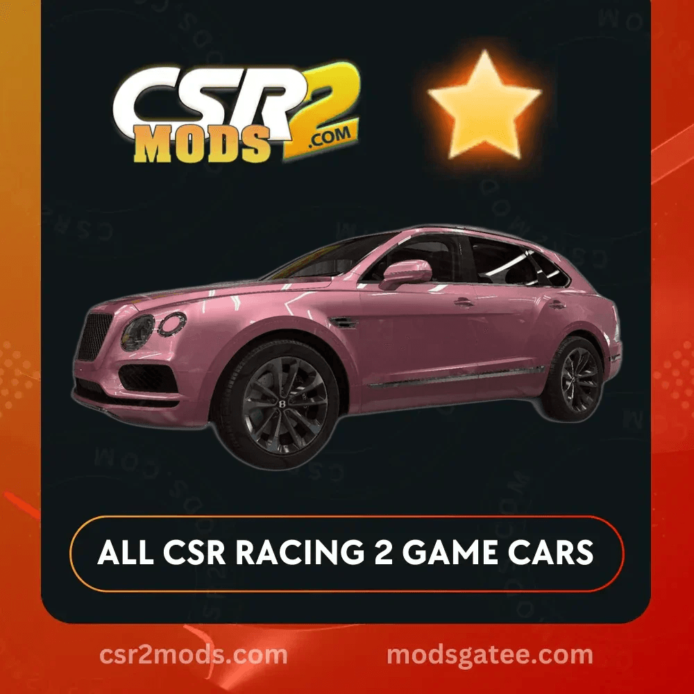 CSR2 Bentley Bentayga Gold Stars Car | CSR2 MODS