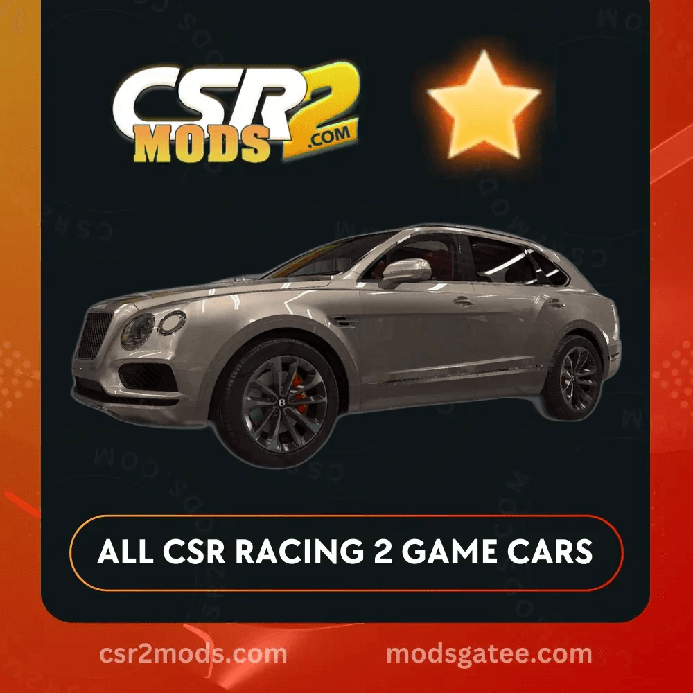 CSR2 Bentley Bentayga Gold Stars Car | CSR2 MODS