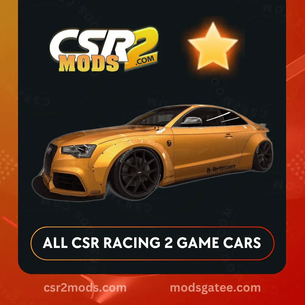 CSR2 Audi LB Rs 5 Coupe Gold Stars Car | CSR2 MODS