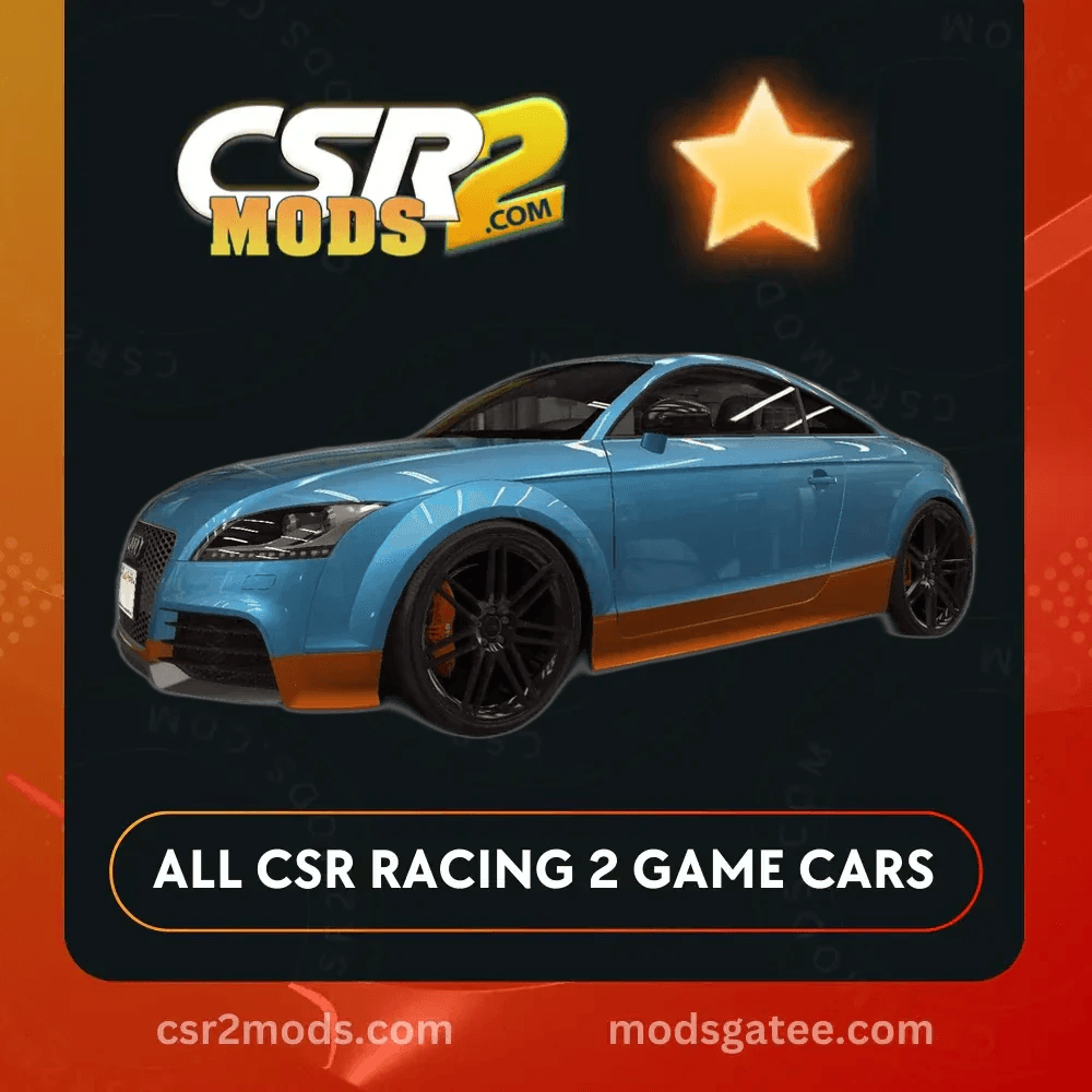CSR2 Audi Tt Rs Gold Stars Car | CSR2 MODS