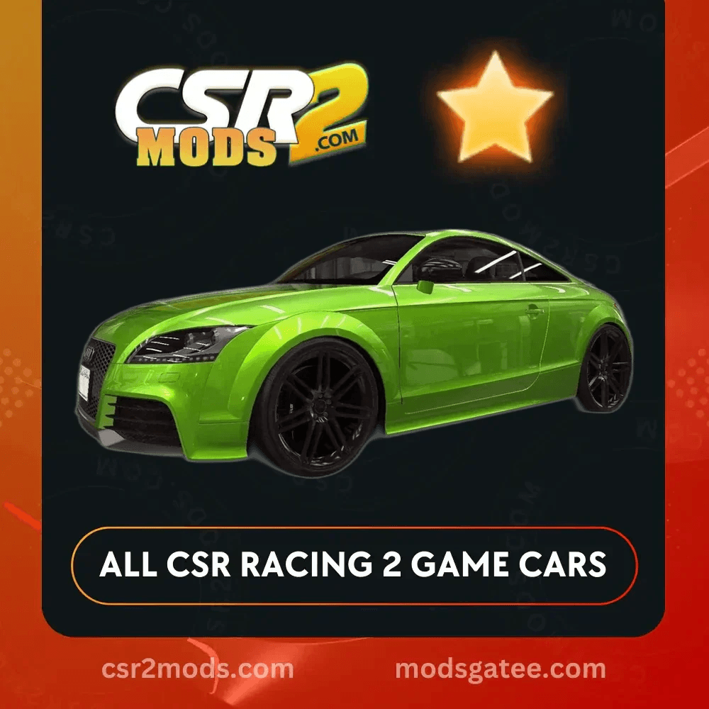 CSR2 Audi Tt Rs Gold Stars Car | CSR2 MODS