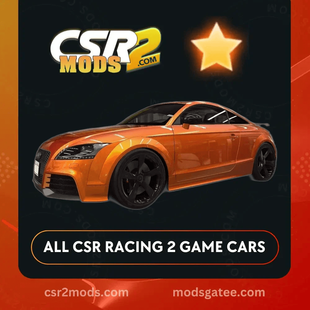 CSR2 Audi Tt Rs Gold Stars Car | CSR2 MODS