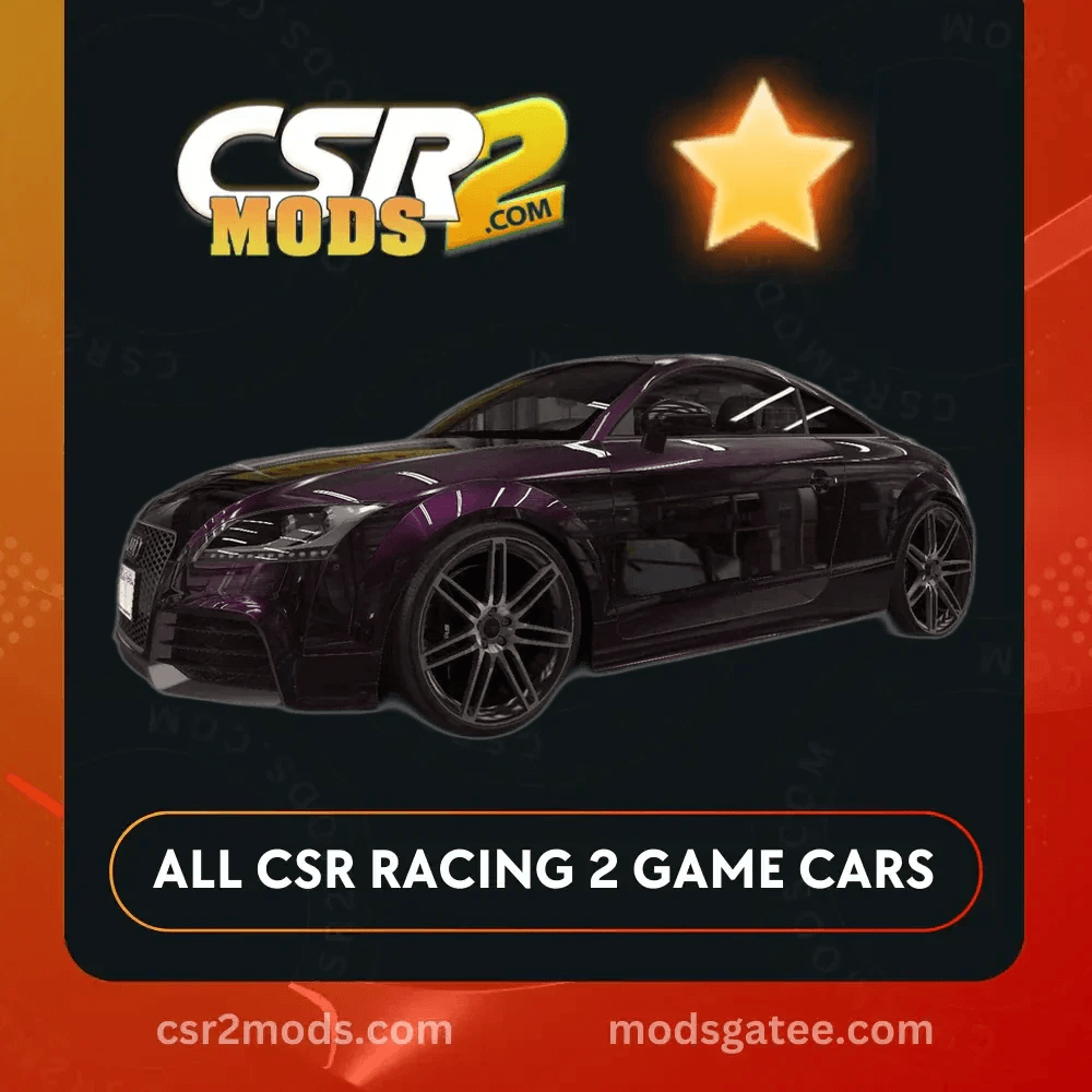 CSR2 Audi Tt Rs Gold Stars Car | CSR2 MODS