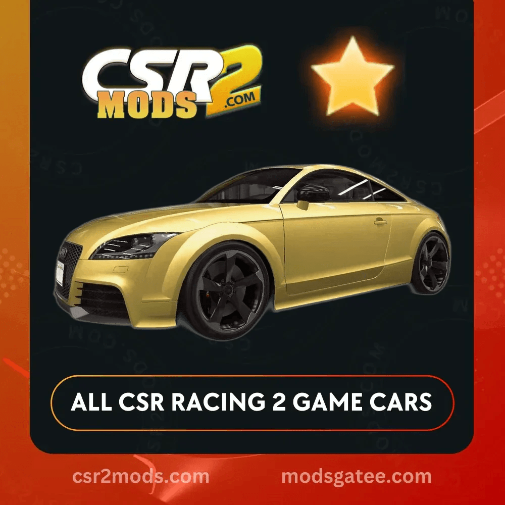 CSR2 Audi Tt Rs Gold Stars Car | CSR2 MODS