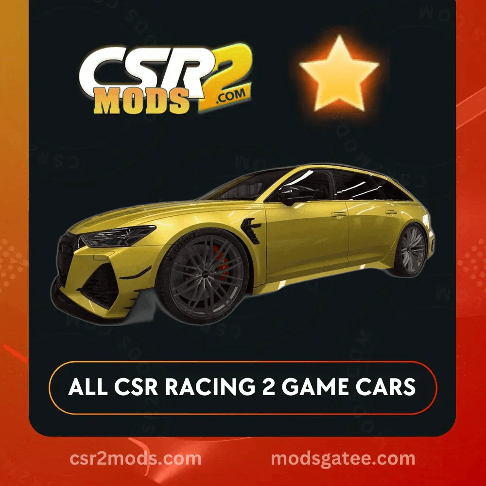 CSR2 Audi Abt Rs6 R Gold Stars Car | CSR2 MODS