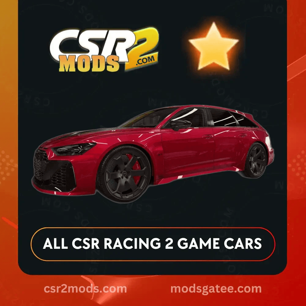 CSR2 Audi, Rs 6 Avant Gt Gold Stars Car | CSR2 MODS