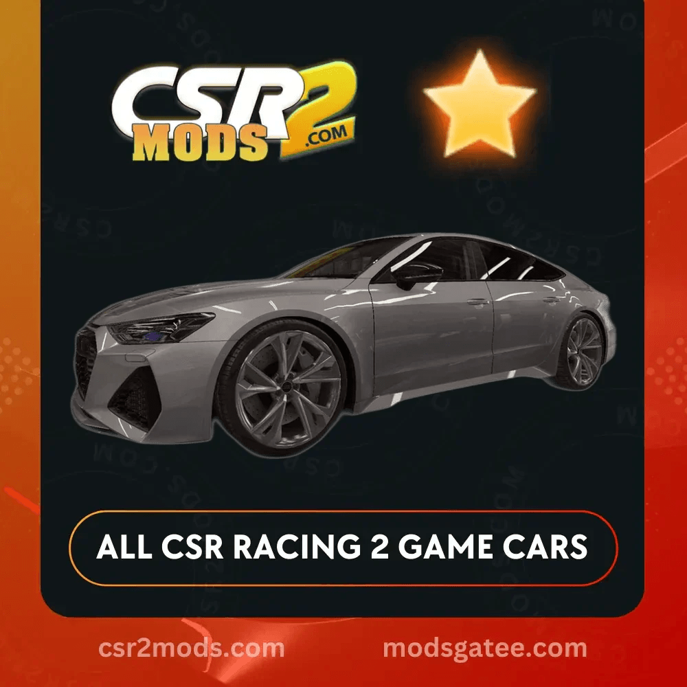 CSR2 Audi, Rs7 Sportback Gold Stars Car | CSR2 MODS