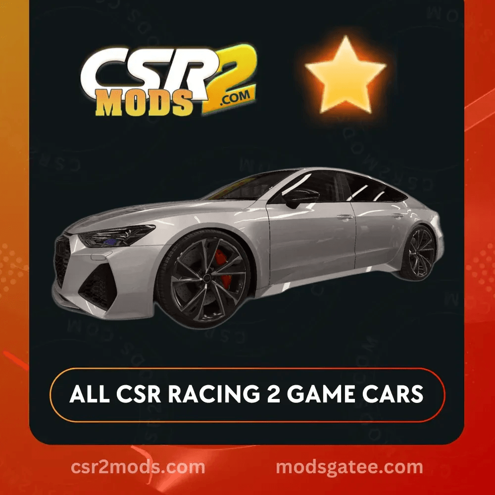 CSR2 Audi, Rs7 Sportback Gold Stars Car | CSR2 MODS