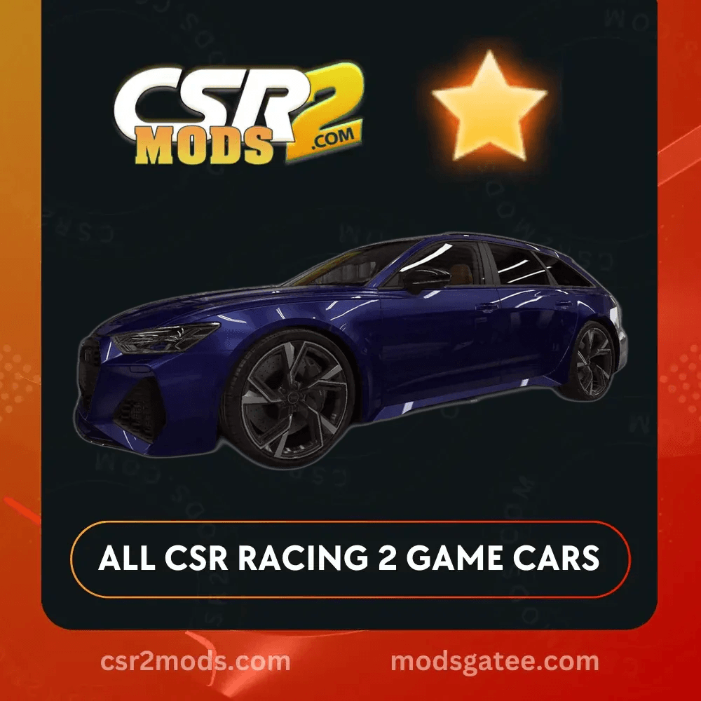CSR2 Audi, Rs6 Avant Gold Stars Car | CSR2 MODS