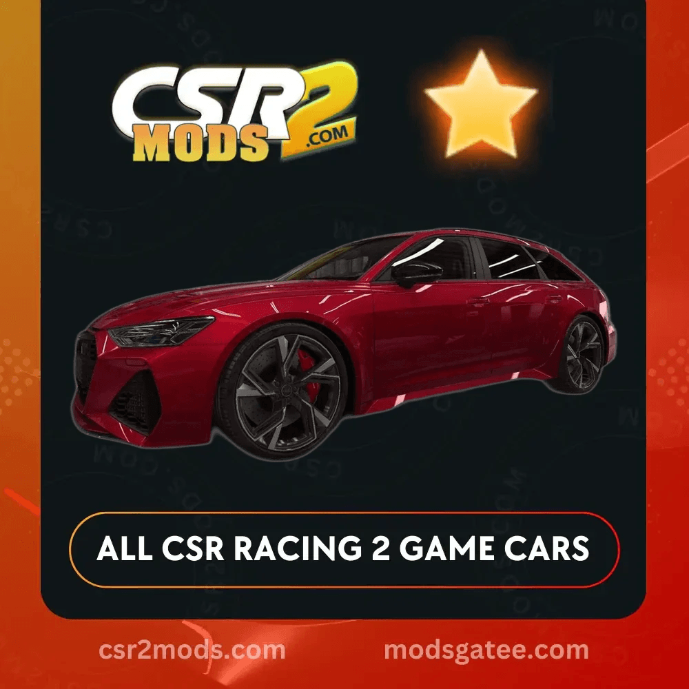CSR2 Audi, Rs6 Avant Gold Stars Car | CSR2 MODS