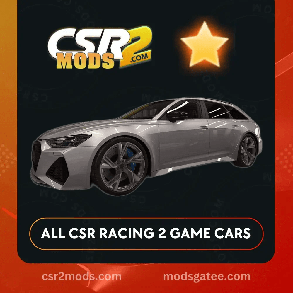 CSR2 Audi, Rs6 Avant Gold Stars Car | CSR2 MODS