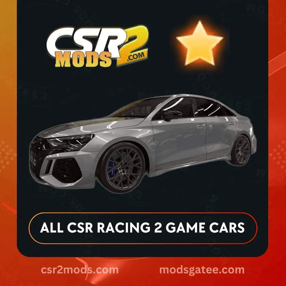 CSR2 Audi, Rs3 Sedan Performance Edition Gold Stars Car | CSR2 MODS