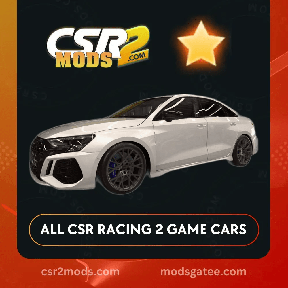 CSR2 Audi, Rs3 Sedan Performance Edition Gold Stars Car | CSR2 MODS