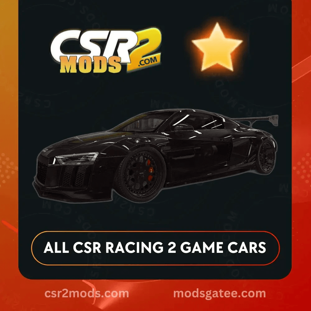 CSR2 Audi Newing Alpil R8 RSR Gold Stars CSR2 Car