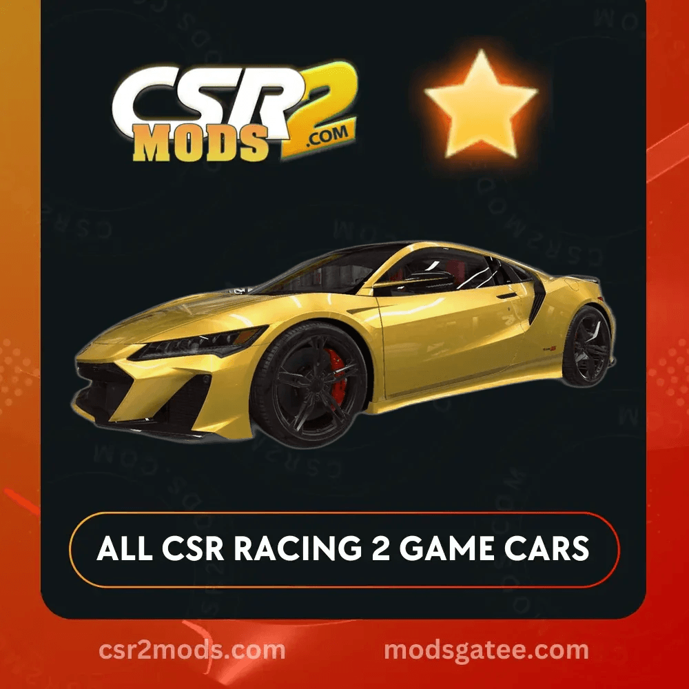CSR2 Acura Nsx Type S 2022 Gold Stars Car | CSR2 MODS