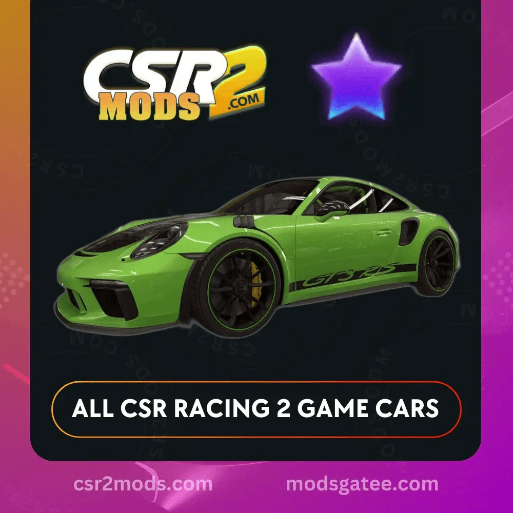 CSR2 Porsche 911 Gt3 RS Weissachackage