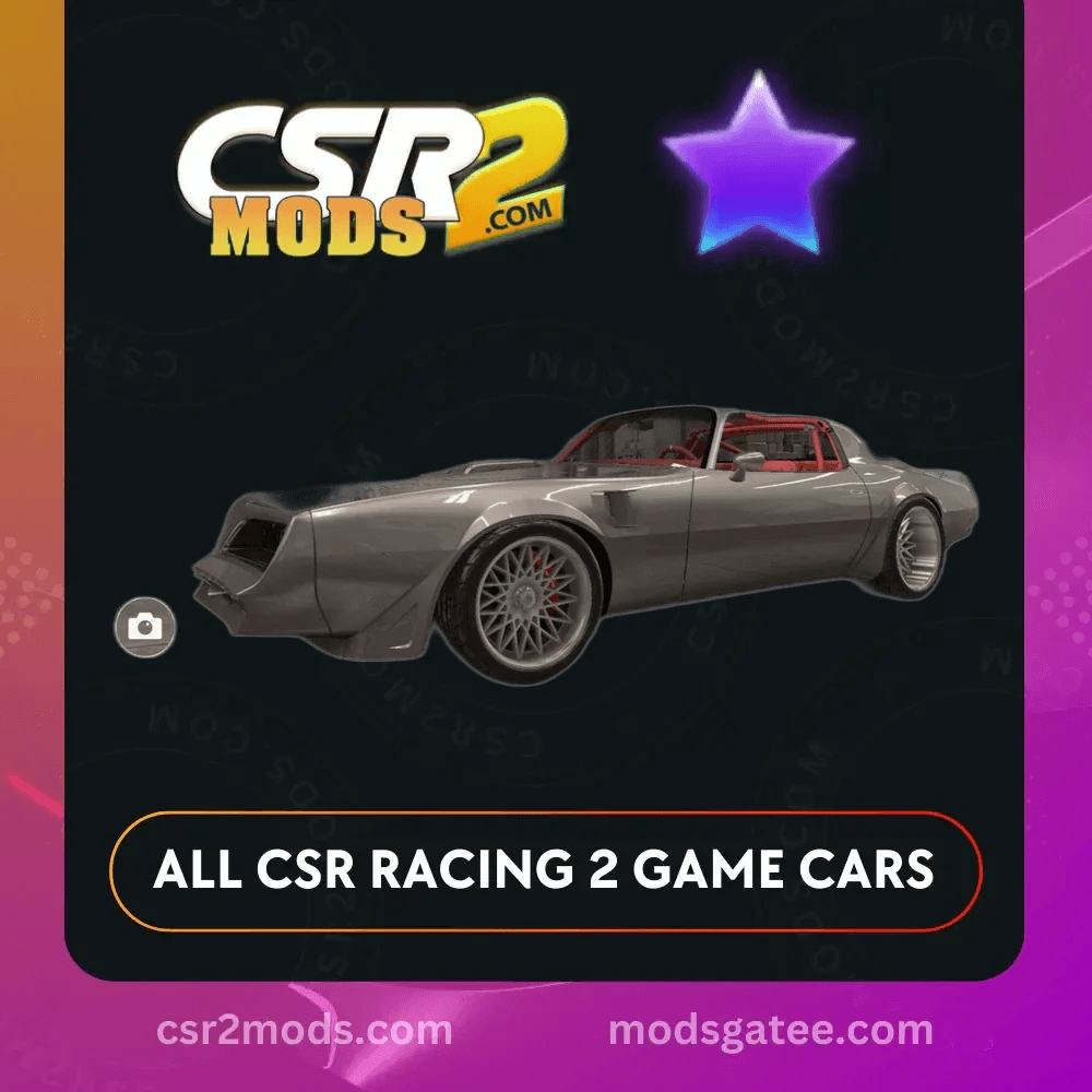 CSR2 Pontiac Ryans ROD  Kustom Firebird Trans AM Mullet Missile