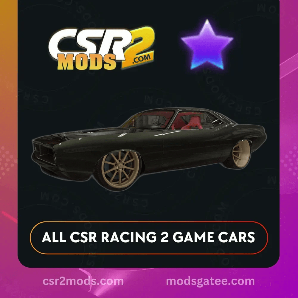 CSR2 Plymouth Rides BY KAM Barracuda Notorious