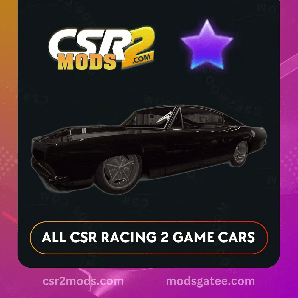 CSR2 Lauslymouth Garrets ROD Shop Barracuda Hemi S