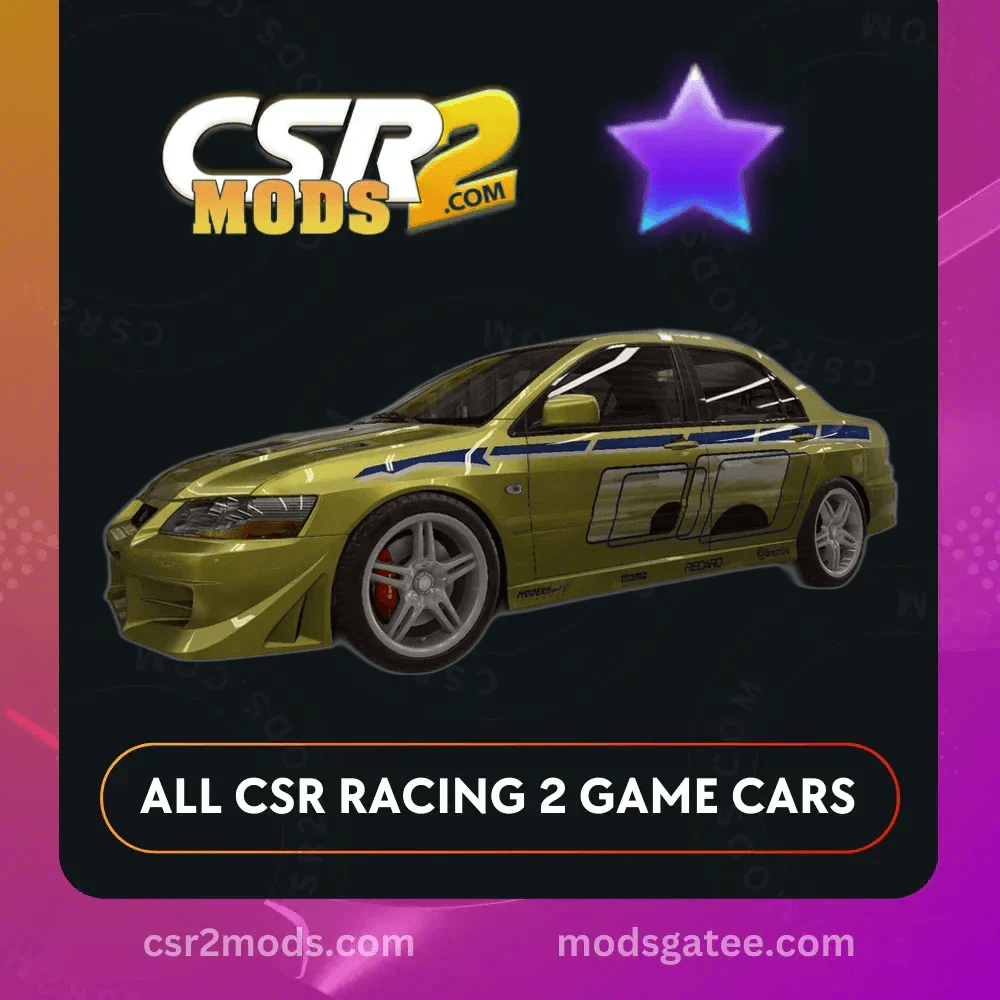 CSR2 Mitsubishi Damd VER Lancer Evolution VII