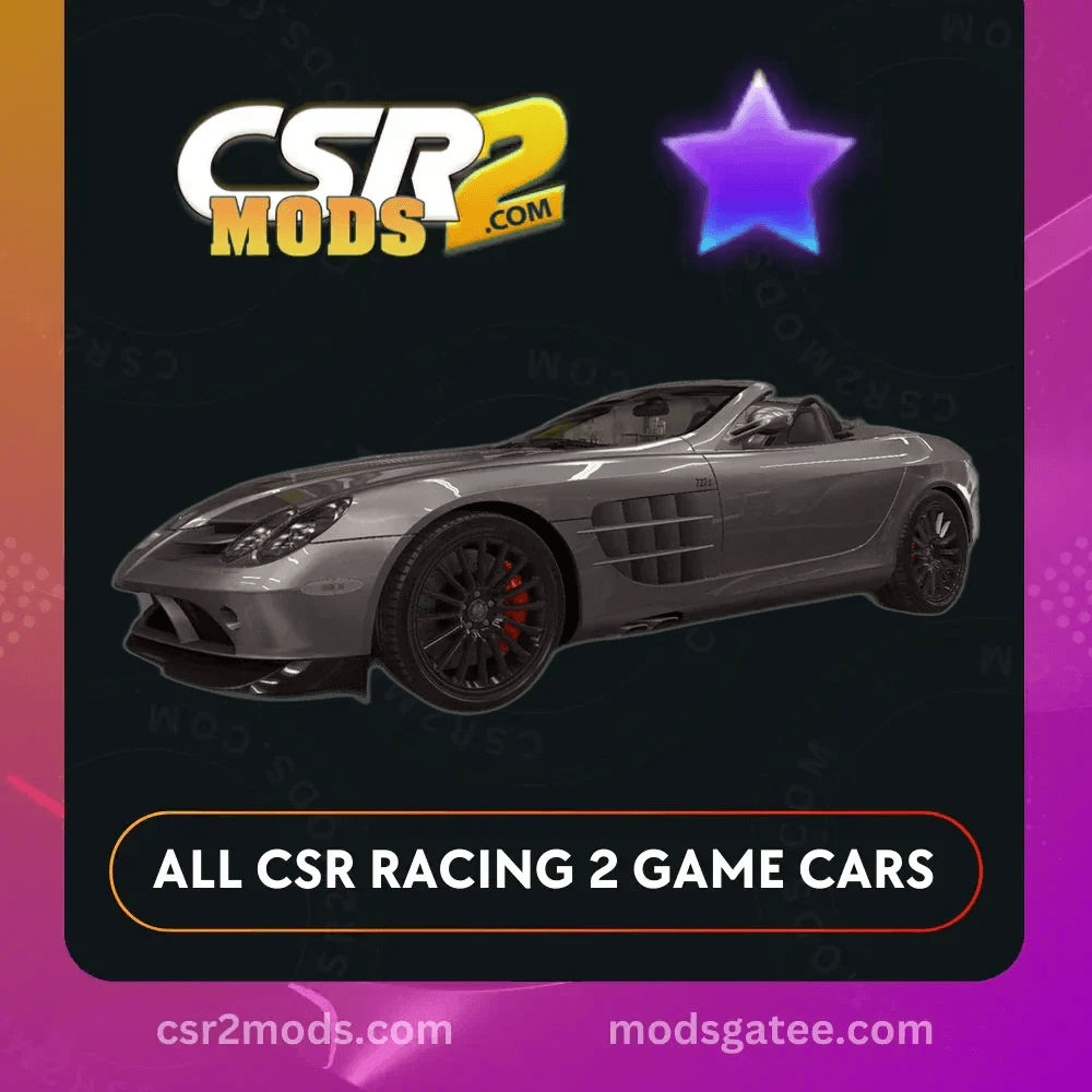 CSR2 Mclaren SLR 722 S Roadster