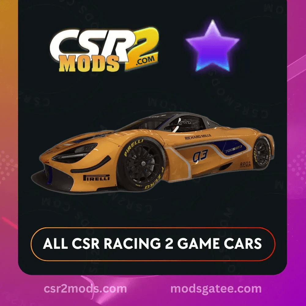 CSR2 Mclaren 720S GT3