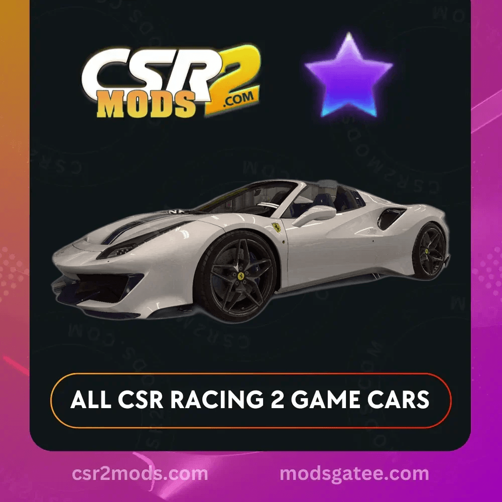 CSR2 Ferrari 488Ista Spider