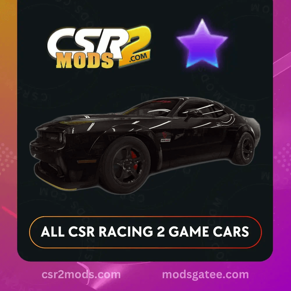 CSR2 Dodge Challenger SRT Demon Hpe1200
