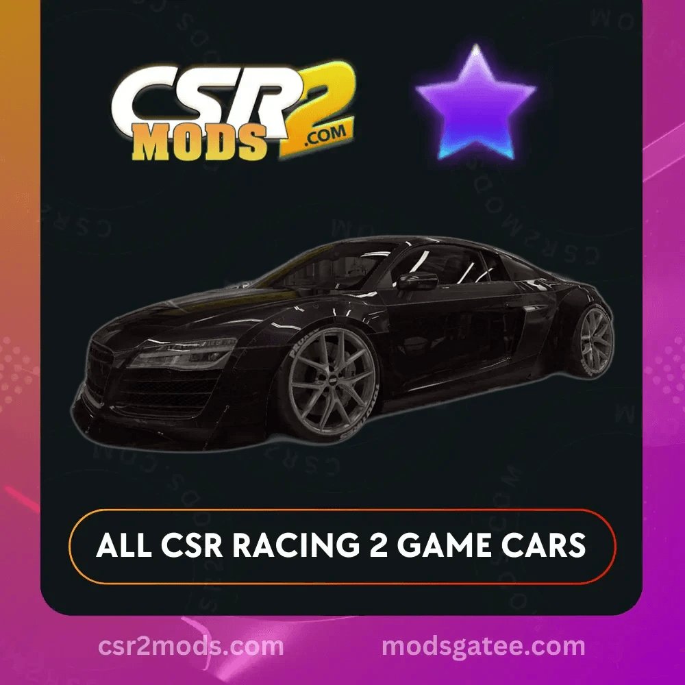CSR2 Ruby Roses Audi LB R8 V10Lus Coupe