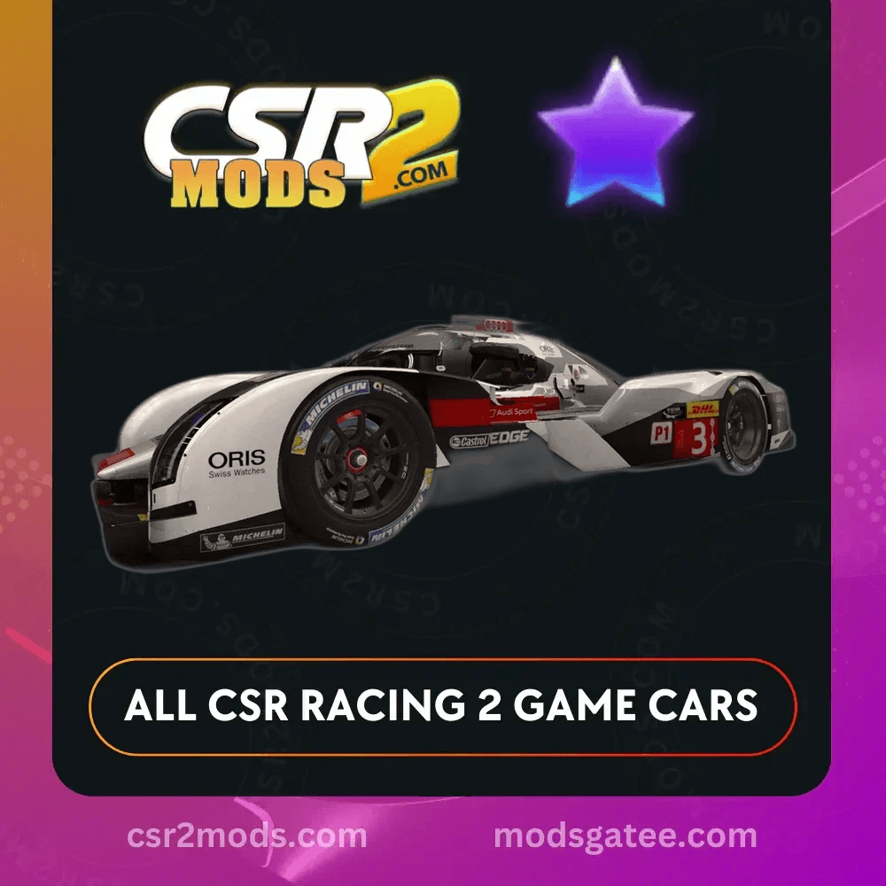 CSR2 Audi R18 E Tron Quattro