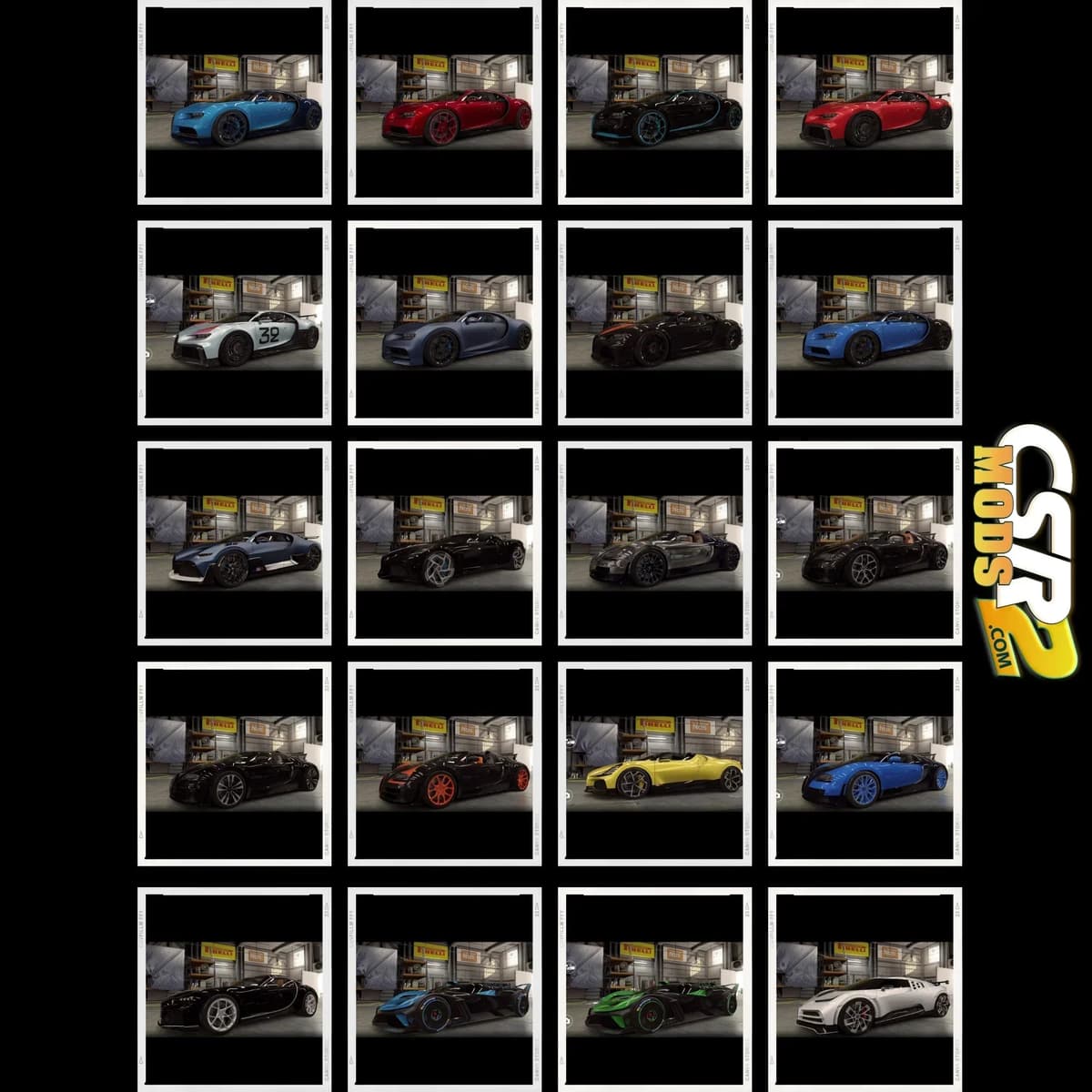 CSR2 Bugatti CSR 2 Cars Pack