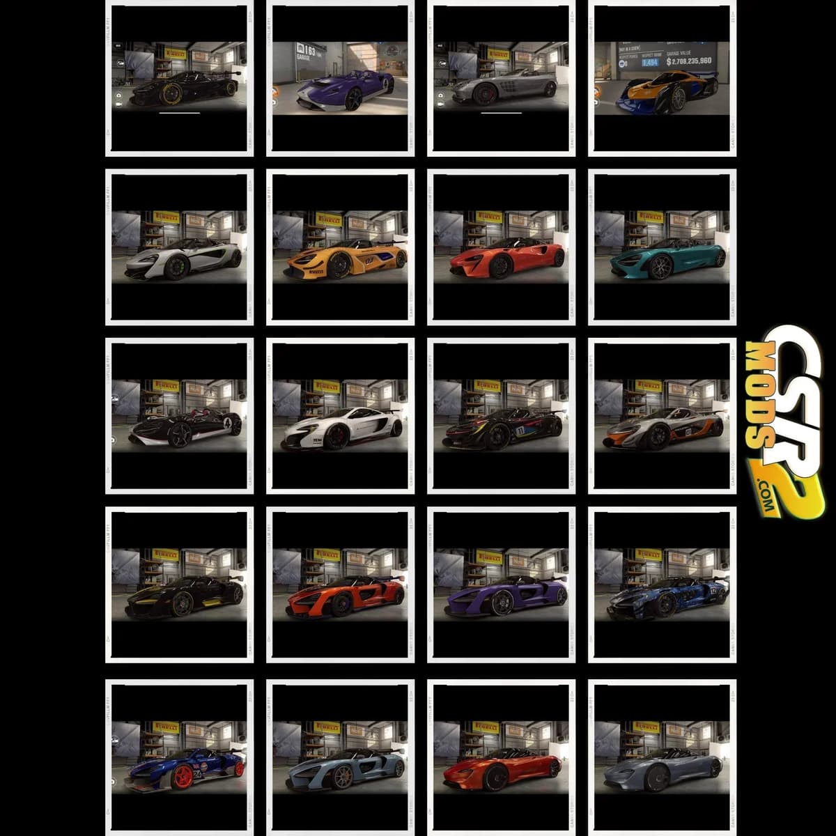 CSR2 McLaren CSR 2 Cars Pack