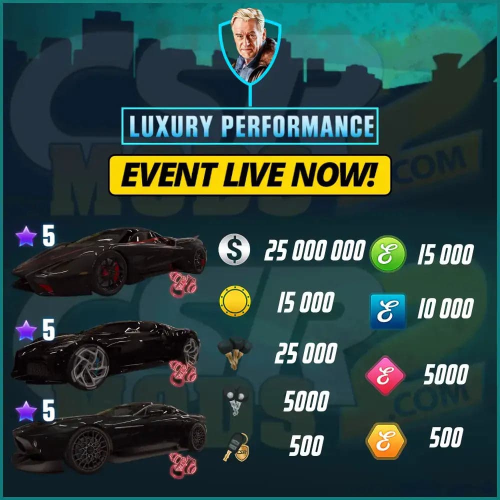 CSR2 Luxury Performance Event Deal