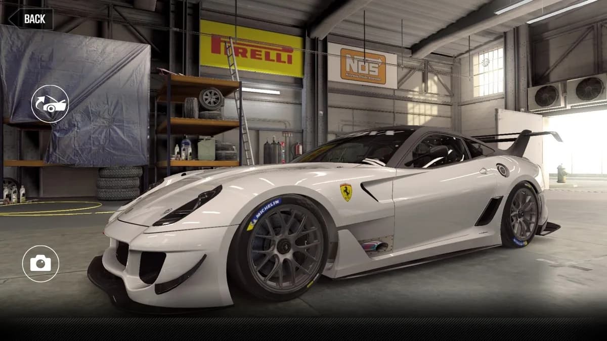 CSR2 Ferrari 599XX maxed car