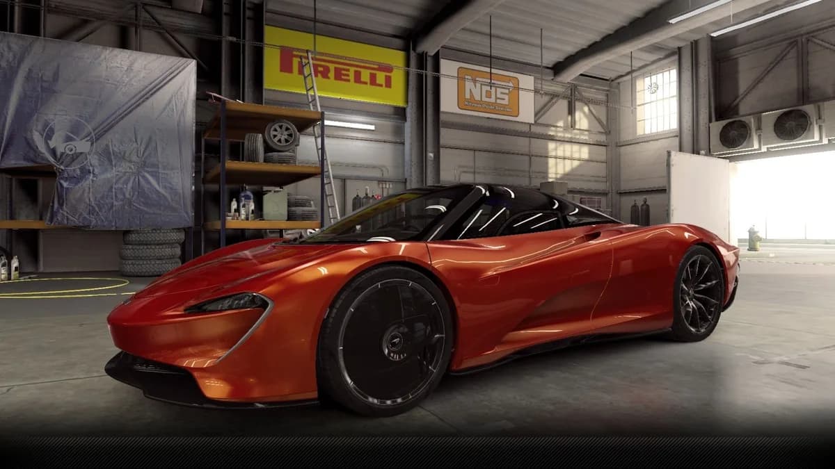 McLaren Speedtail Orange
