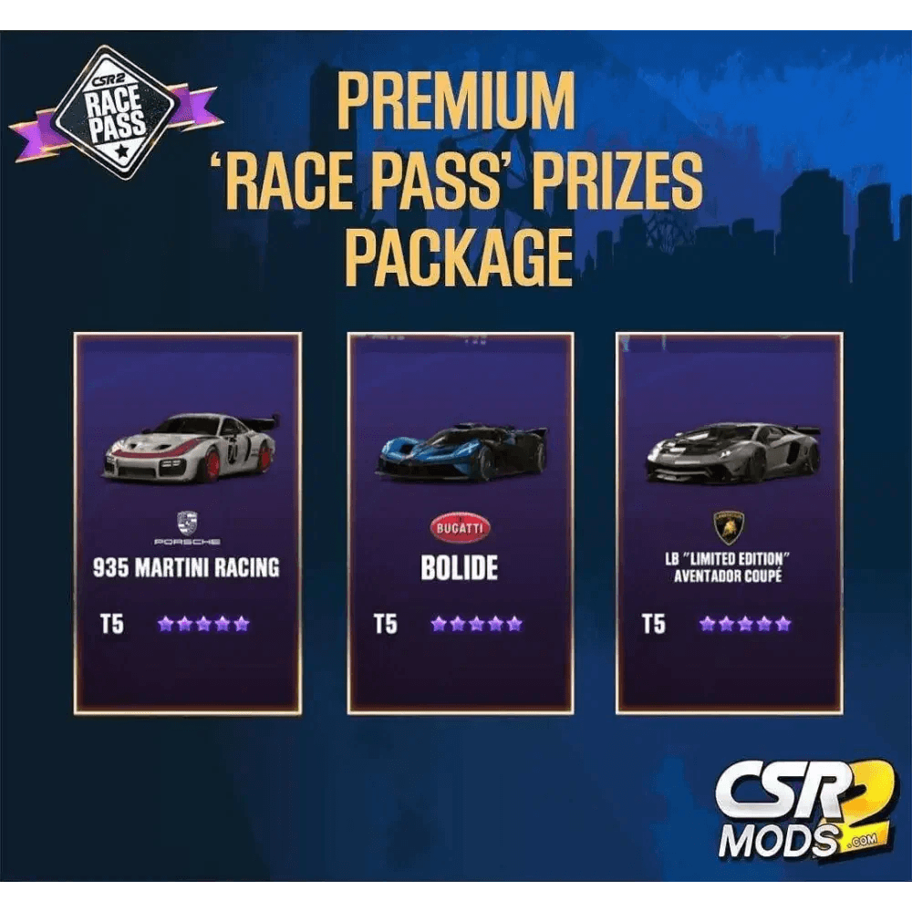 CSR2 Race Pass Season 2 Premium