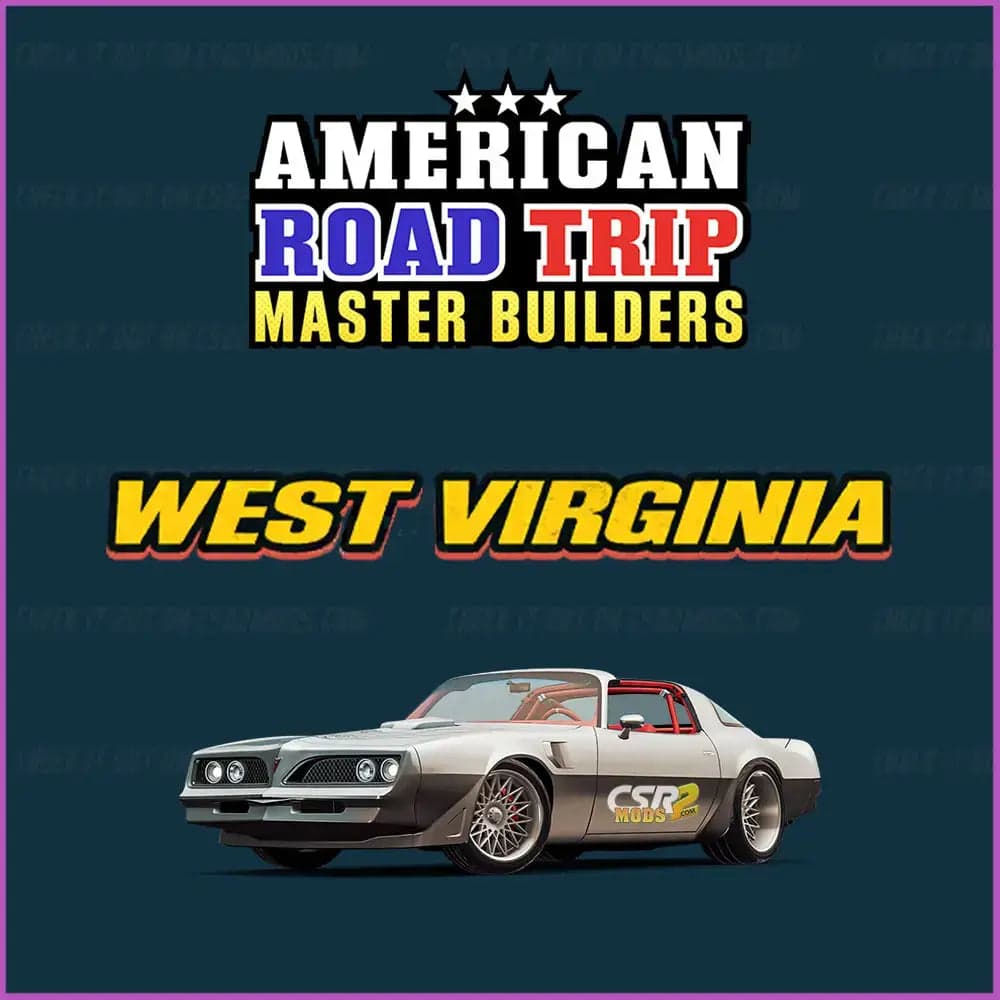 CSR2 American Road Trip 3: west virginia Event Offer