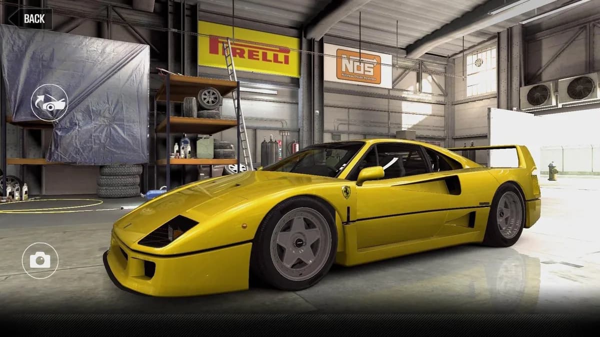 CSR2 Ferrari F40 Car