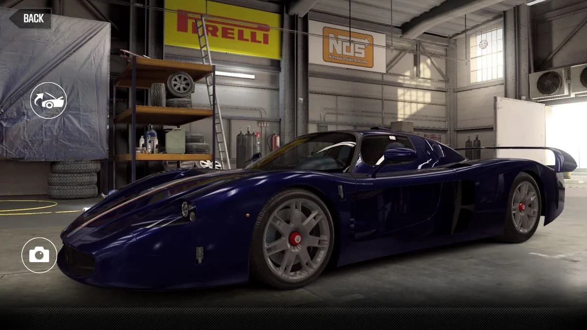 CSR2 Maserati MC12 Carbon Blue Car