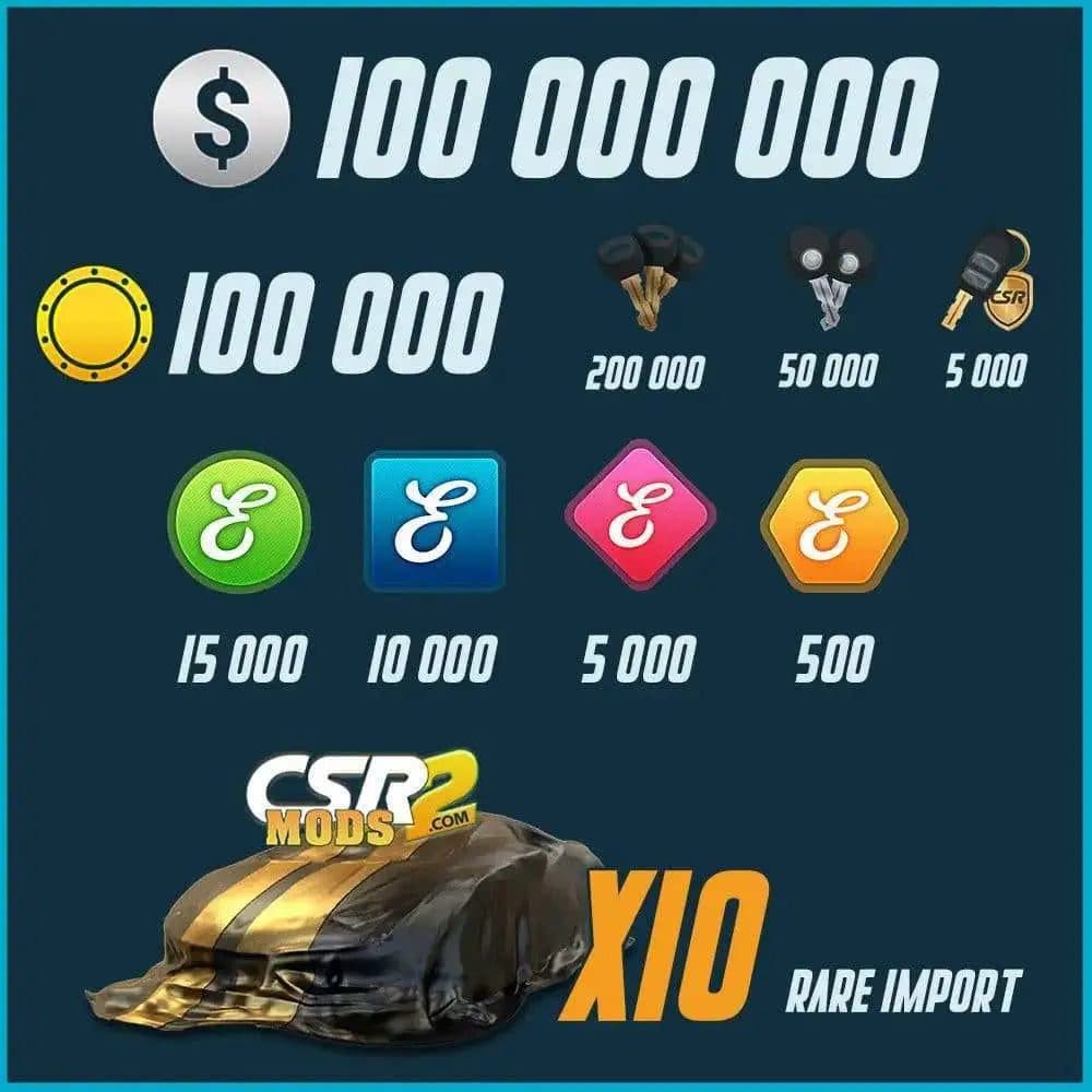 CSR2 BOSS - Mods Pack