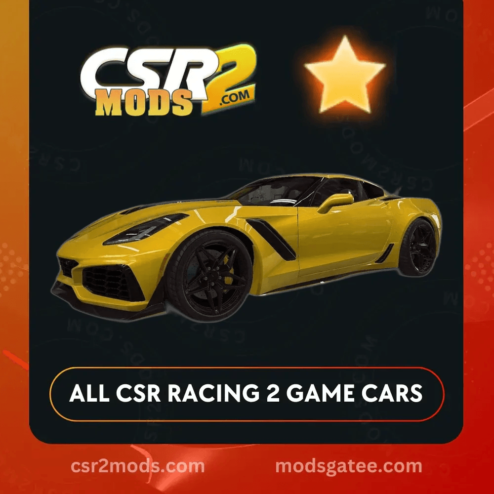 CSR2 Chevrolet Corvette Zr1 Gold Stars Car | CSR2 MODS