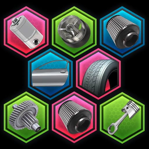 FUSION PARTS UPGRADES - CSR RACING 2 MODS