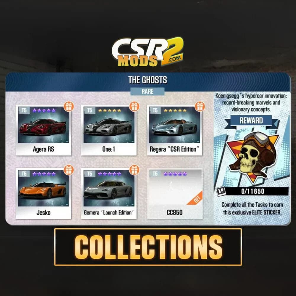 CSR2 The Ghosts CSR2 Collection