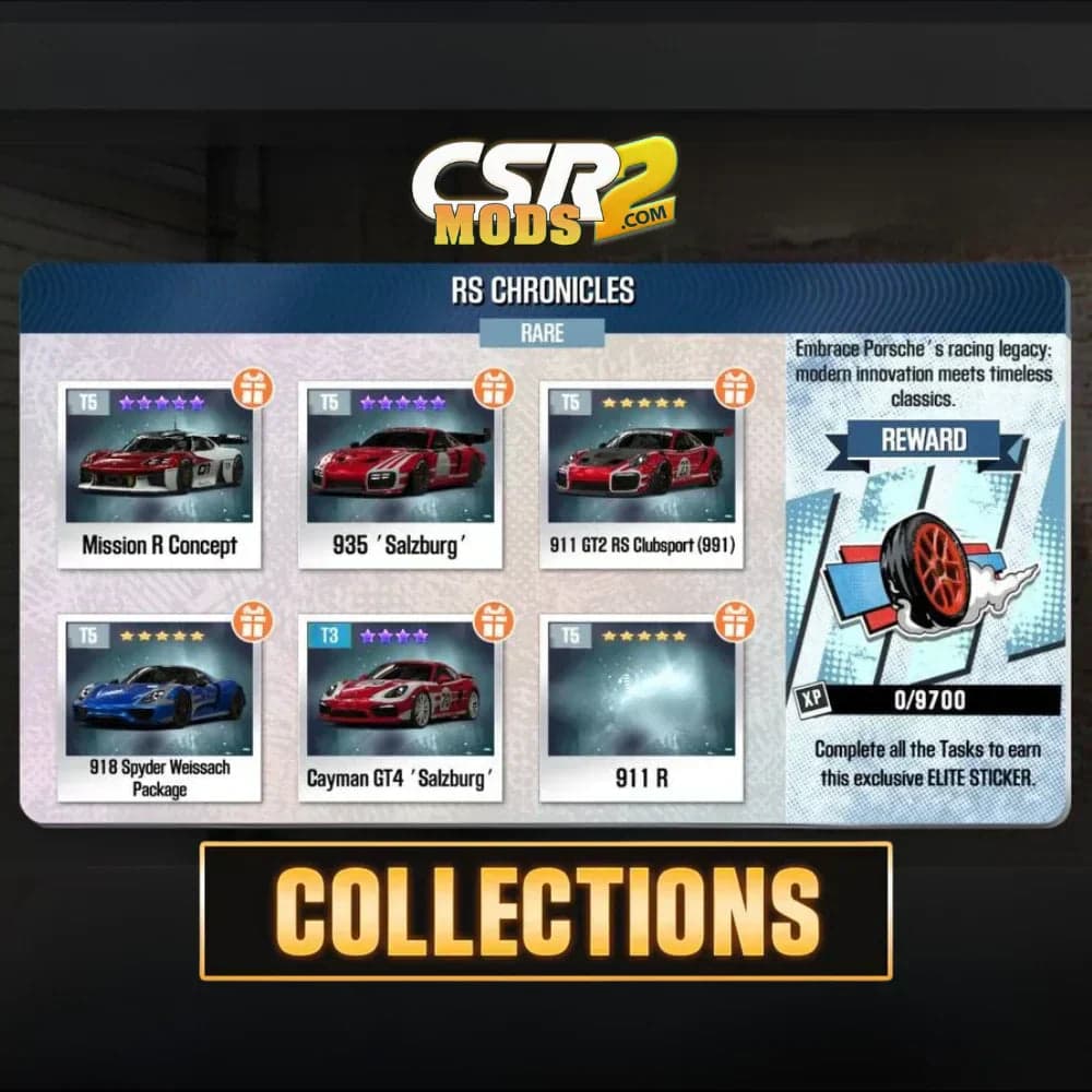 CSR2 RS Chronicles CSR2 Collection